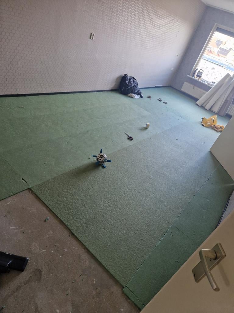 Gratis!! ondervloerplaten voor laminaat/parket 40/60 m2, Ophalen, Gebruikt, Overige typen, 50 tot 75 m²