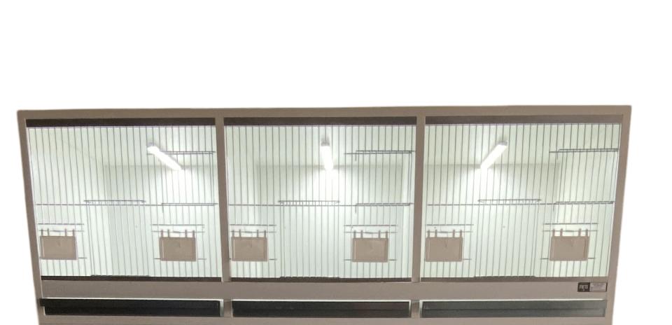 Broedkooien | kweekkooien trippel 122 x 40 x 42 cm nieuw, Ophalen of Verzenden, Nieuw, Hout, Broedkooi of Kweekkooi