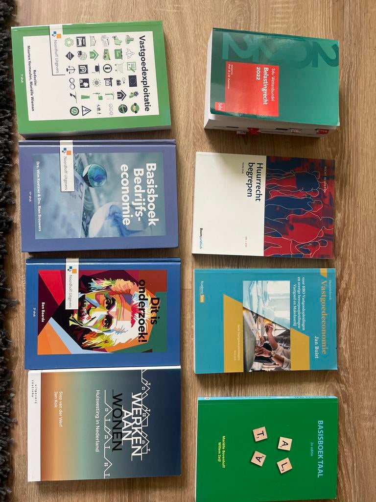 Vastgoedkunde Boekenpakket HBO - Compleet & Actueel, Boeken, Studieboeken en Cursussen, Ophalen of Verzenden, Gamma, Gelezen, HBO