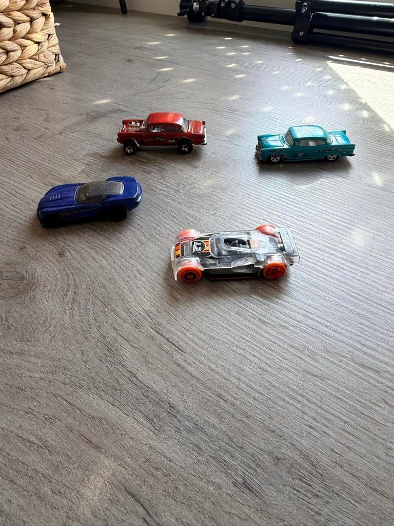 4 Hot Wheels autootjes, Ophalen of Verzenden, Gebruikt