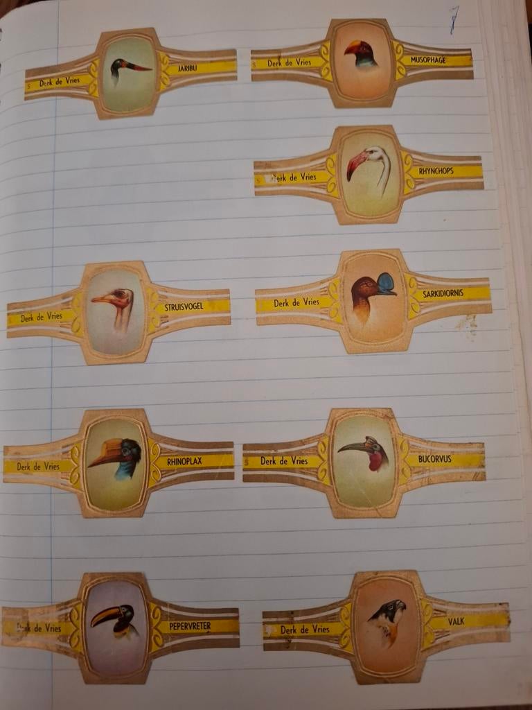 Verzameling Sigarenbandjes Derk de Vries, Ophalen of Verzenden, Gebruikt, Overige typen