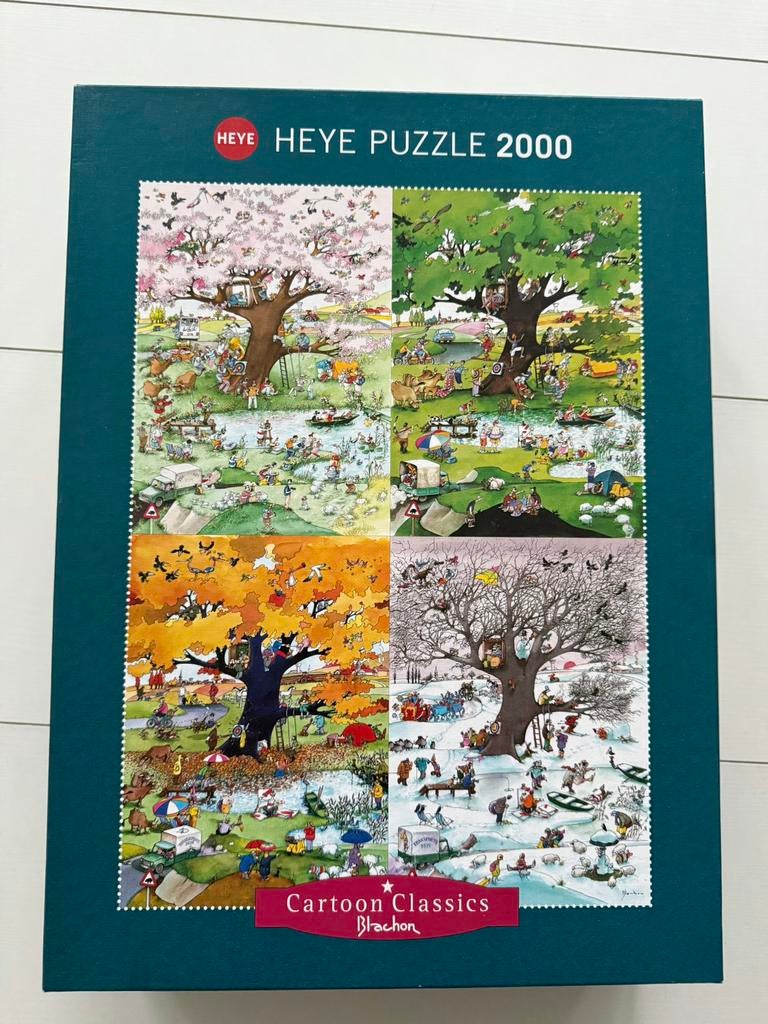 Heye puzzel Cartoon Classics Blachon, Ophalen, Meer dan 1500 stukjes, Zo goed als nieuw, Legpuzzel