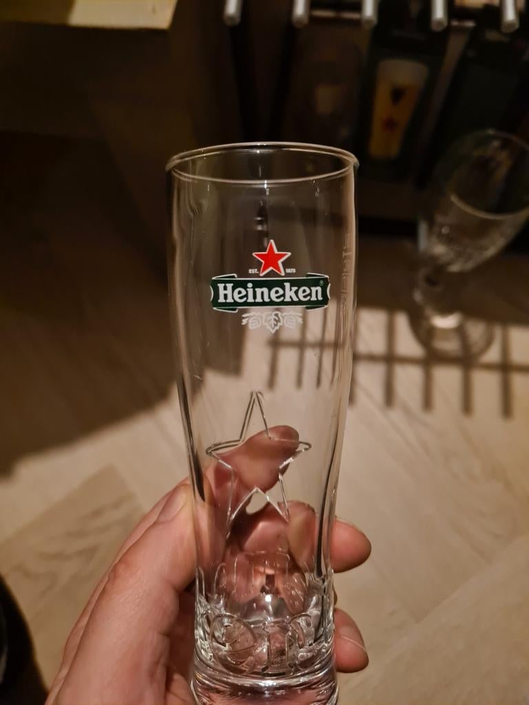 Heineken Star glas 15cl (kleintje), Verzamelen, Ophalen of Verzenden, Nieuw, Glas of Glazen, Heineken