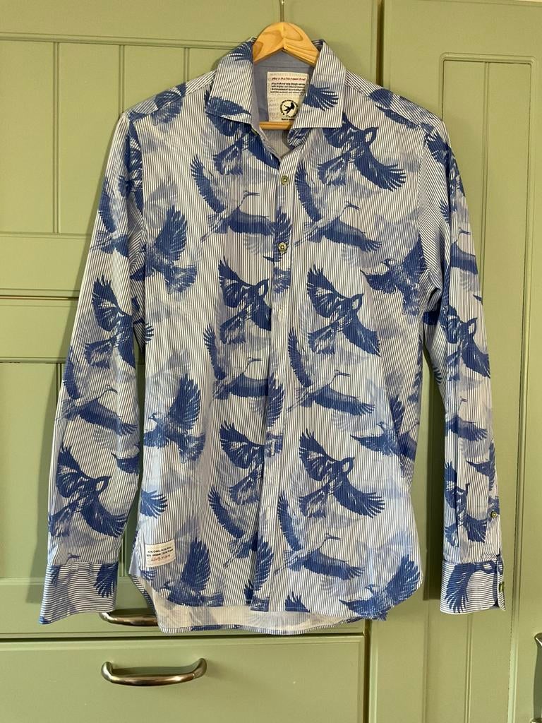 A Fish Named Fred maat S voor welke look je ook gaat, Kleding | Heren, Overhemden, Ophalen of Verzenden, Zo goed als nieuw, Blauw