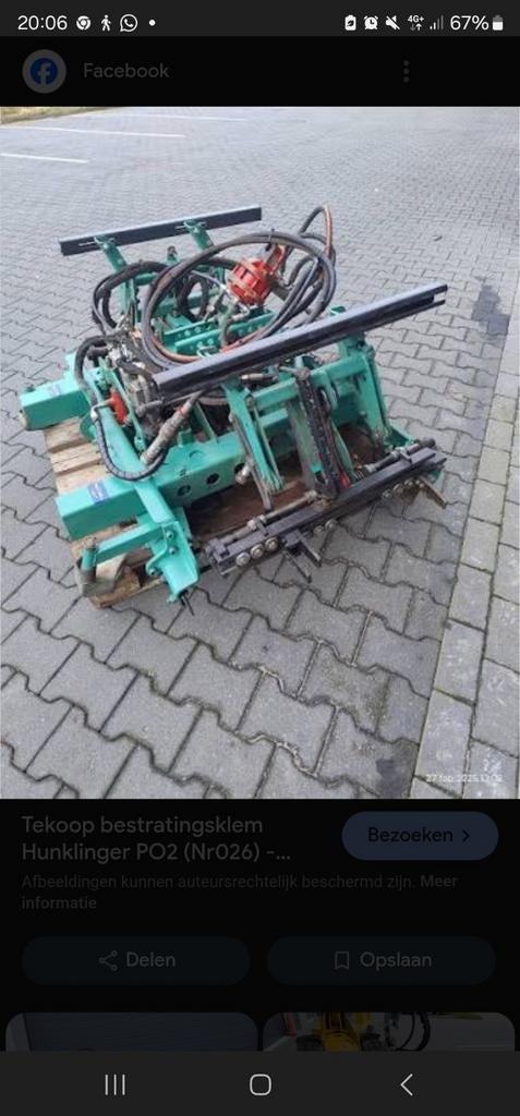 Hunklinger PO2 Bestratingsklem (Nr026), Ophalen of Verzenden