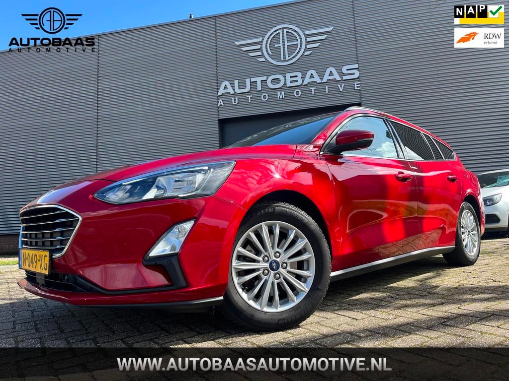 Ford Focus Wagon 1.0 Titanium X Business AUTOMAAT+NL-AUTO+NA, 1328 kg, 125 pk, Gebruikt, Origineel Nederlands