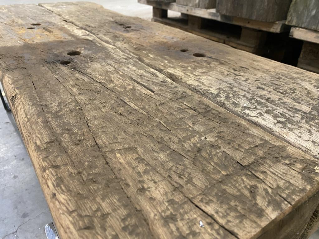 Biels Bielzen salontafel / tv meubel custom made hardhout, Huis en Inrichting, Tafels | Salontafels, Niet ingevuld, 100 tot 150 cm