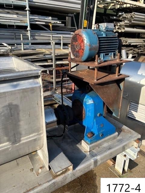 1772. Rvs vijzels / vijzel / schroef / transportschroef, Ophalen, Gebruikt