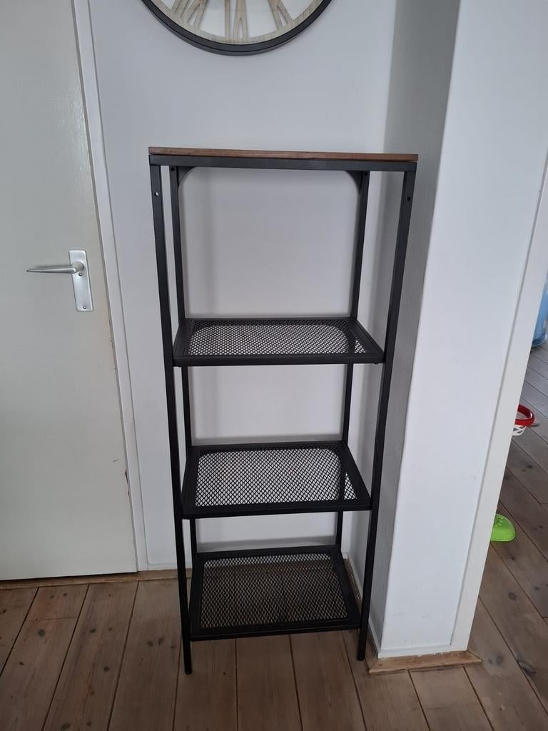 Industriële stellingkast met 4 planken, Huis en Inrichting, Ophalen, Zo goed als nieuw