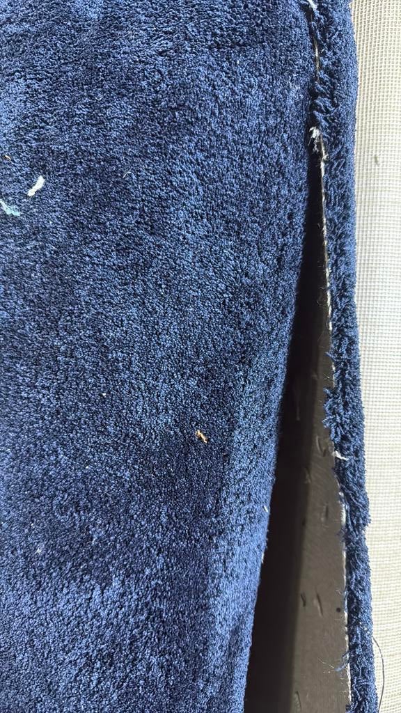 ‼️coupon Dik blauw tapijt restpartij vloerbedekking 3,20x4m, Huis en Inrichting, Stoffering | Vloerbedekking, Ophalen, Blauw, Nieuw