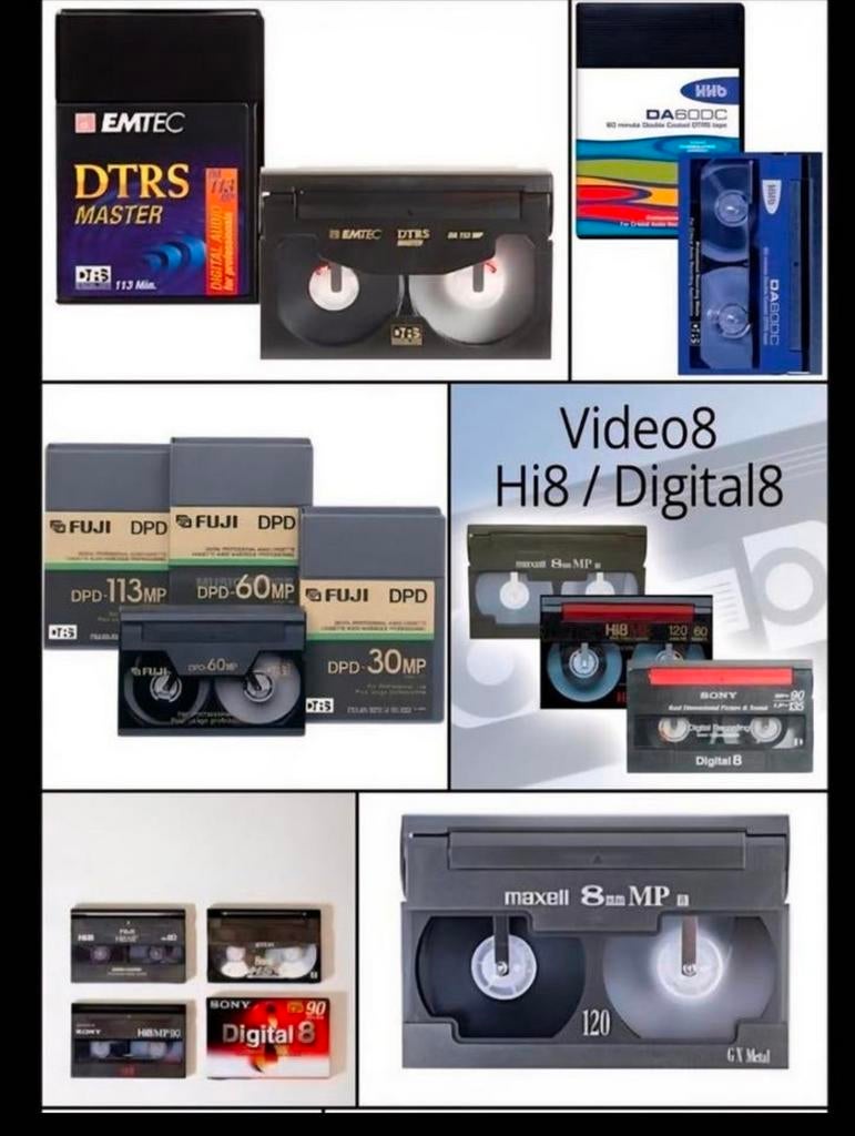 DTRS Hi8 mm Tape Digitaliseren Mp3 Naar USB SD-Card CD DVD D, Audio, Tv en Foto, Ophalen of Verzenden