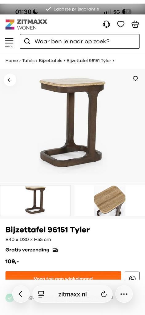 Meubel, Ophalen, Zo goed als nieuw, Hout