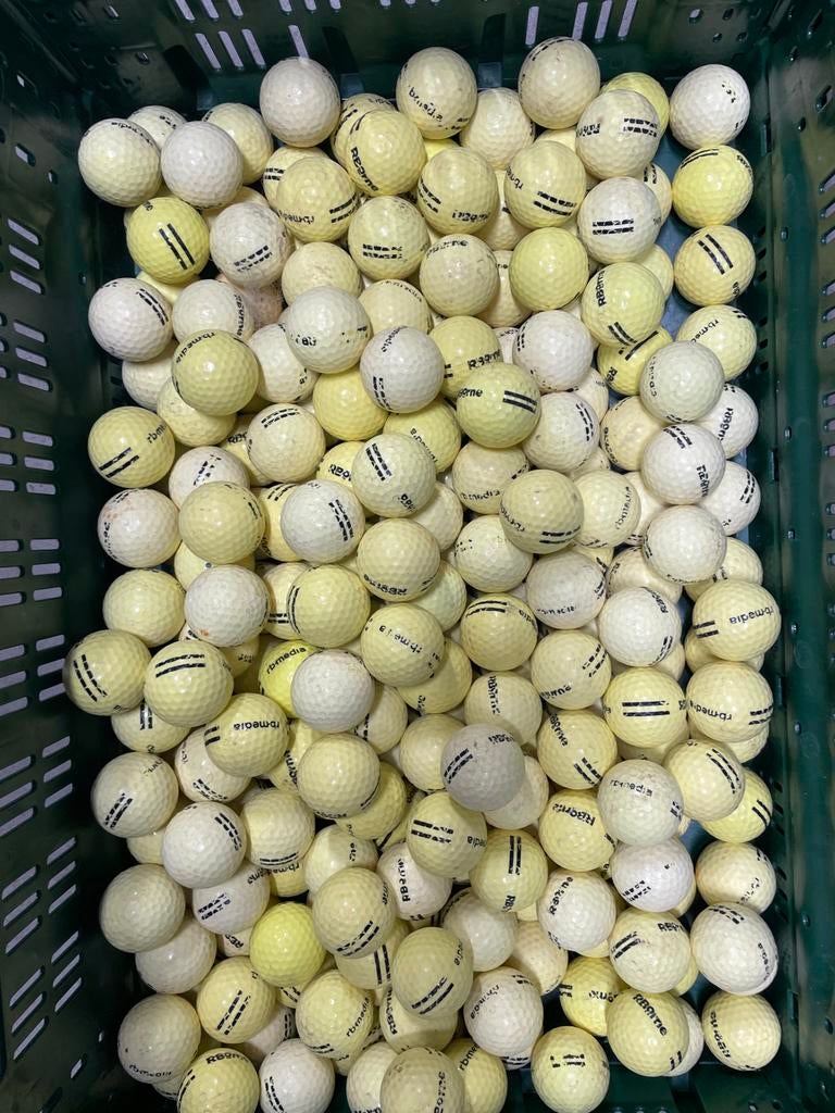 1000 Driving Range Golfballen - Ideaal voor Oefensessies, Sport en Fitness, Ophalen of Verzenden, Gebruikt, Bal(len), Overige merken