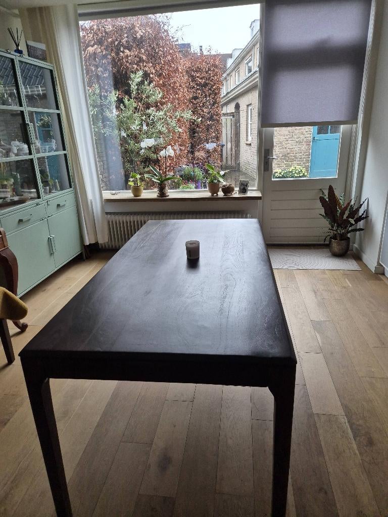 Kare design eettafel Brooklyn 160x80, Ophalen, 50 tot 100 cm, Zo goed als nieuw, 150 tot 200 cm