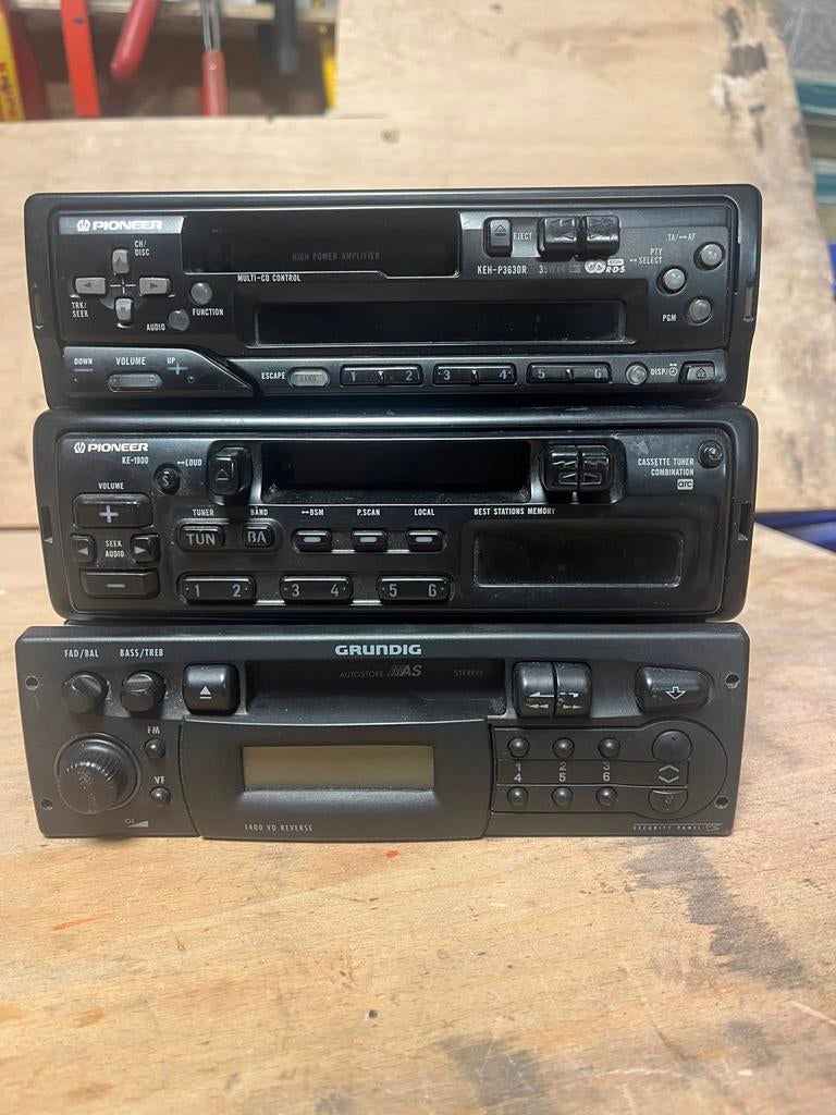 Diverse autoradio's - Klassiekers, Auto diversen, Autoradio's, Gebruikt, Ophalen