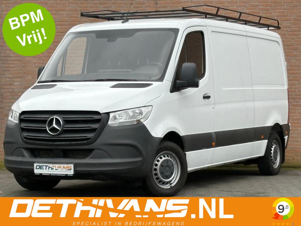 Mercedes-Benz Sprinter 214CDI 143PK L2H1 Cruisecontrol / Air, Stof, Gebruikt, Wit, Mercedes-Benz