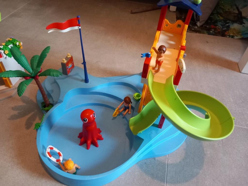 Playmobil zwembad en café, Kinderen en Baby's, Ophalen