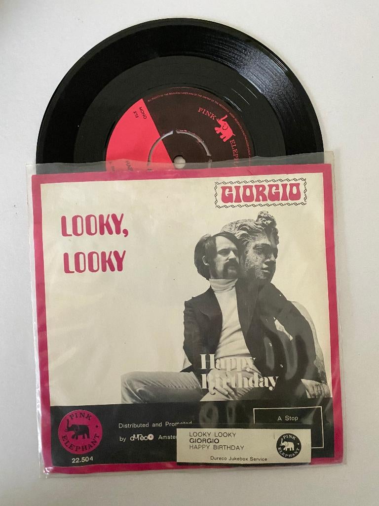 Giorgio(Moroder) – Looky, Looky(1969), Gebruikt, 7 inch, Single, Ophalen of Verzenden