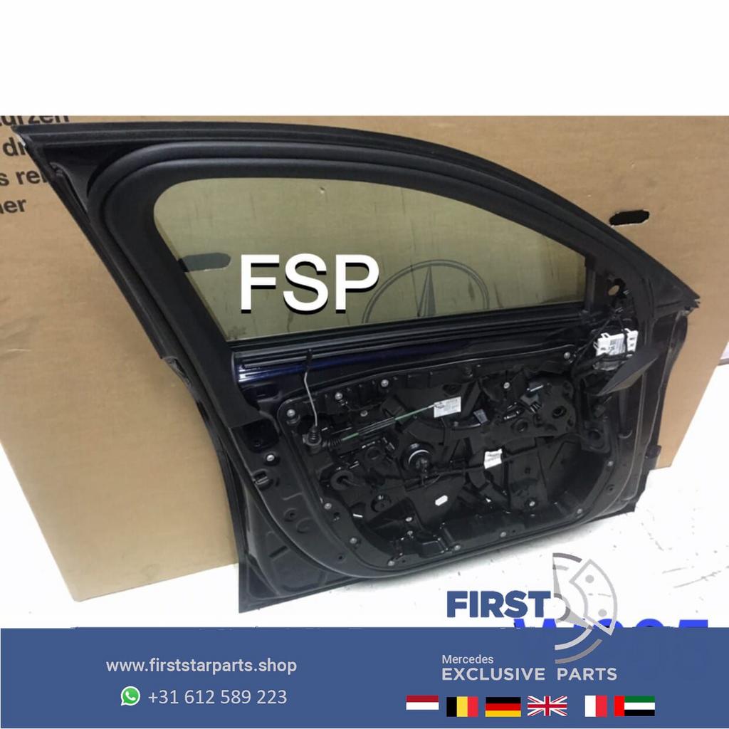 W205 S205 DEUR C Klasse PORTIER LINKS VOOR BLAUW 2014-2020, Gebruikt, -, Deur, Voor