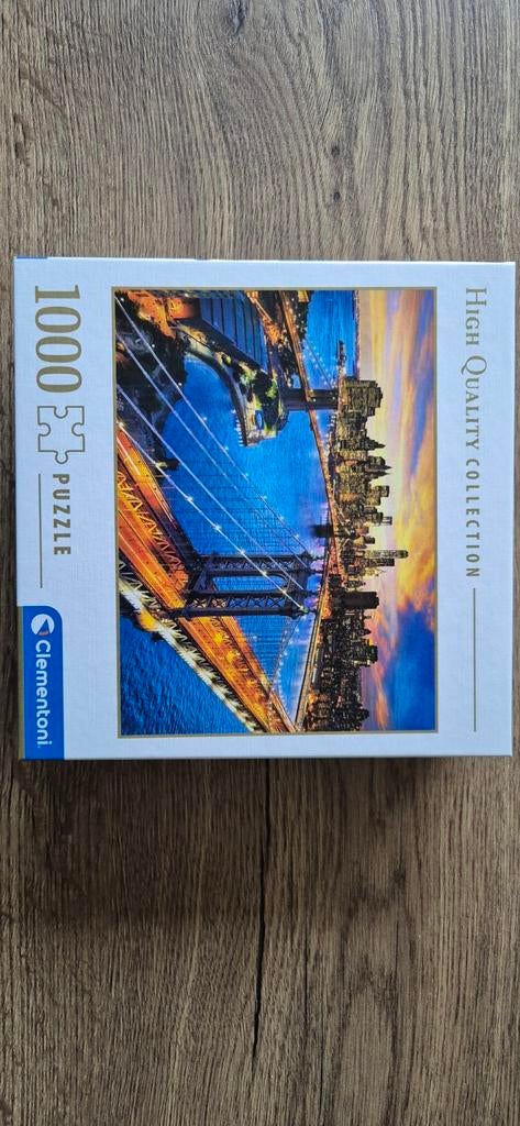 Clemontoni puzzel, New York, 1000 stukjes, Ophalen of Verzenden, 500 t/m 1500 stukjes, Zo goed als nieuw, Legpuzzel
