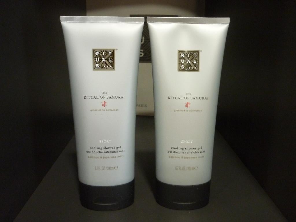 2 Nieuw Rituals Samurai Sport cooling shower gel, ice douche, Ophalen of Verzenden, Nieuw, Bad & Douche
