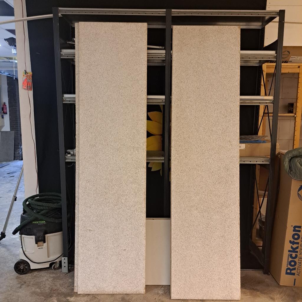 5,5 stuks Houtwolcementplaat - Isolatieplaat, Overige materialen, Zo goed als nieuw, Minder dan 5 m², Ophalen