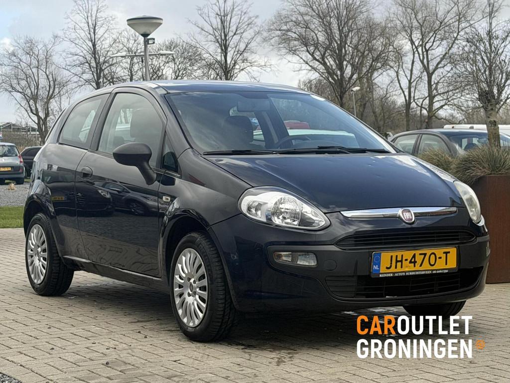 Fiat Punto Evo 1.2 Active 2010 | AIRCO | ZUINIG | TREKHAAK, Stof, 4 cilinders, Bedrijf, Handgeschakeld