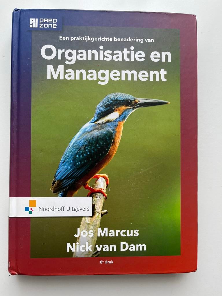 Boek management en organisatie 9789001850241, Ophalen of Verzenden, Beta, Gelezen, HBO