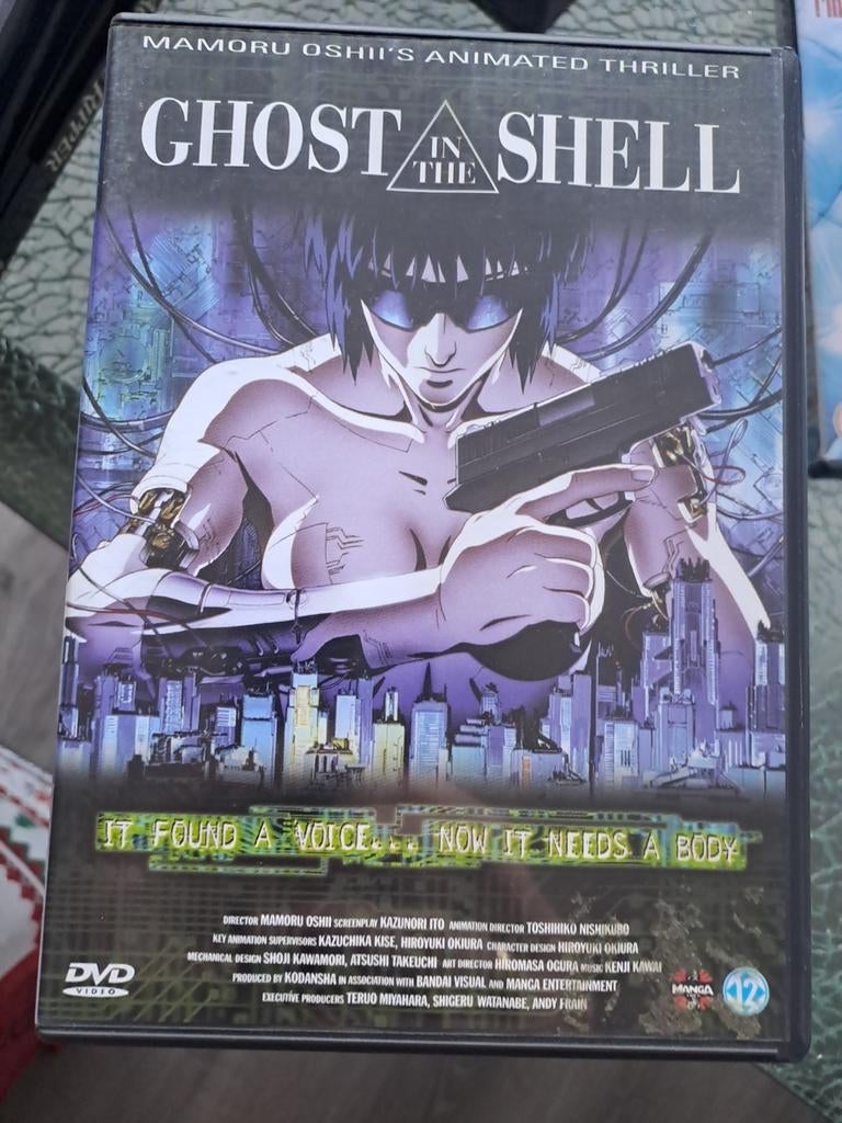 Ghost in the shell (dvd), Vanaf 12 jaar, Ophalen of Verzenden, Zo goed als nieuw, Anime (Japans)