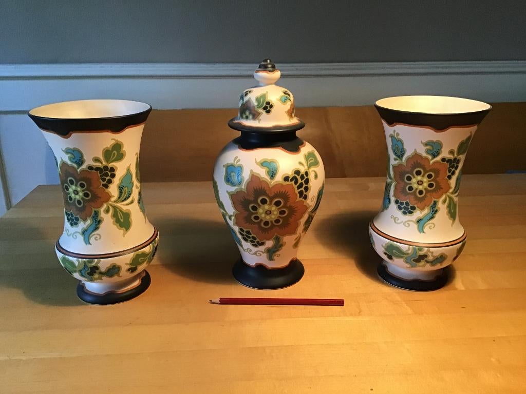 Vazen Modica plateel Gouda, Ophalen of Verzenden