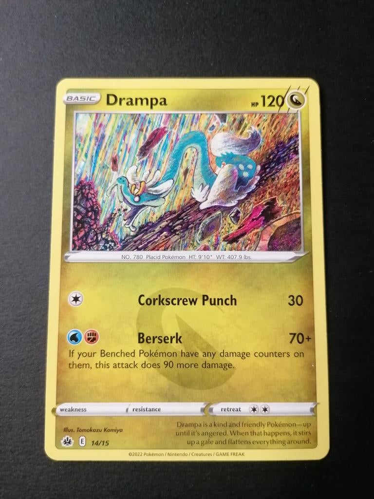 Drampa - McDonald's Match Battle 2022 14/15 - Pokémon, Ophalen of Verzenden, Zo goed als nieuw