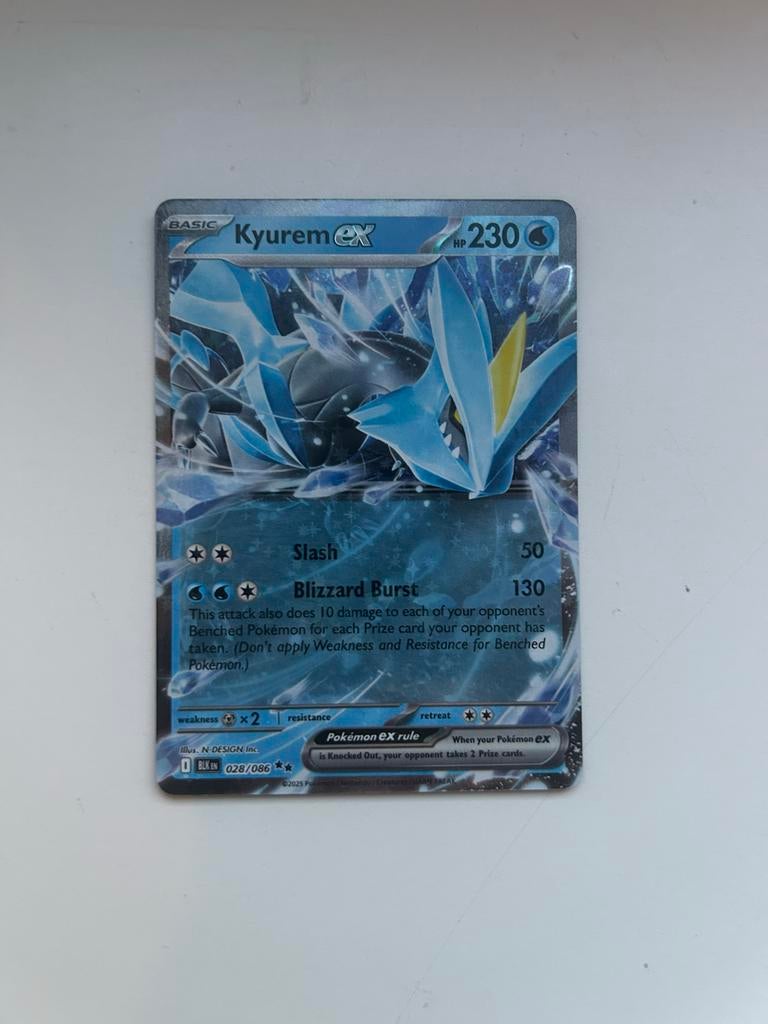 Pokémon TCG Kyurem EX 020/086, Ophalen, Nieuw, Losse kaart, Foil