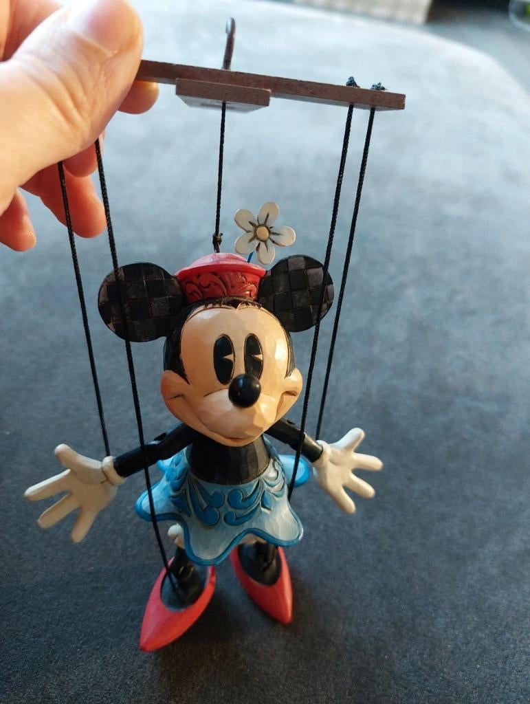 Minnie marionette disney traditions, Ophalen of Verzenden, Mickey Mouse, Zo goed als nieuw, Beeldje of Figuurtje