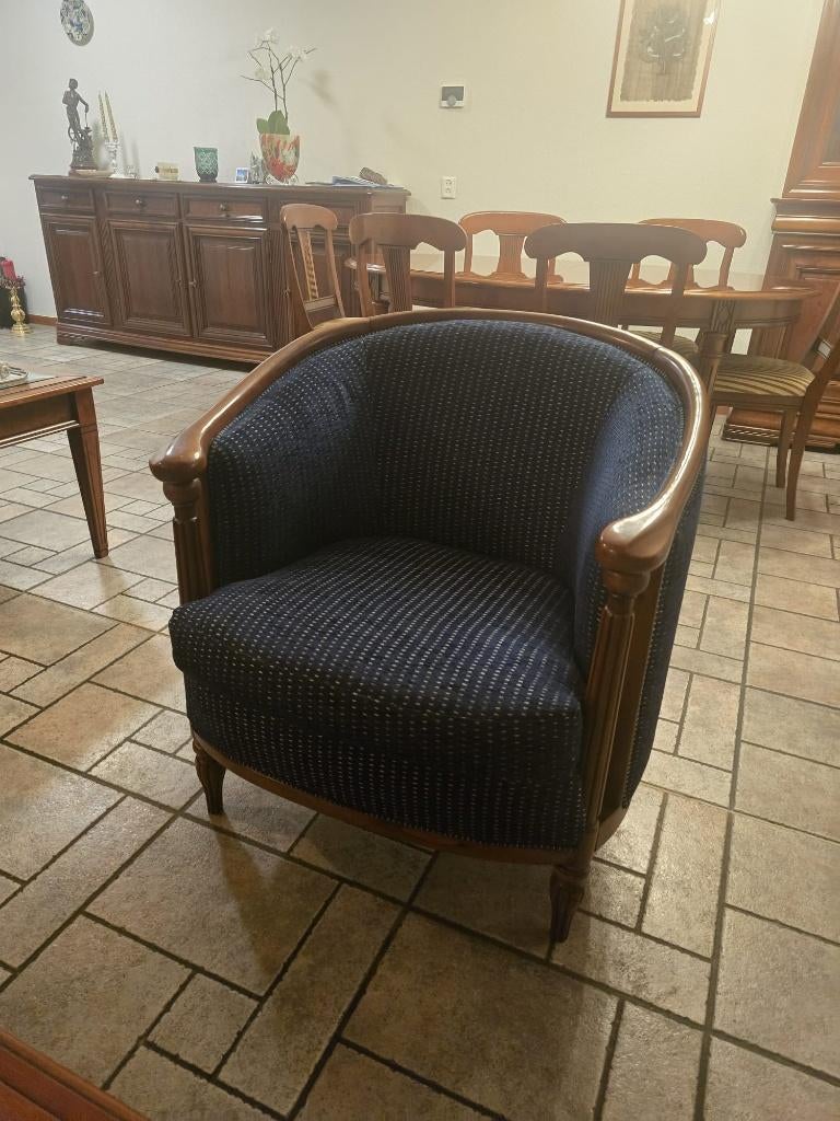 Stijlvolle fauteuil, Huis en Inrichting, Ophalen, Klassiek, 75 tot 100 cm, Zo goed als nieuw
