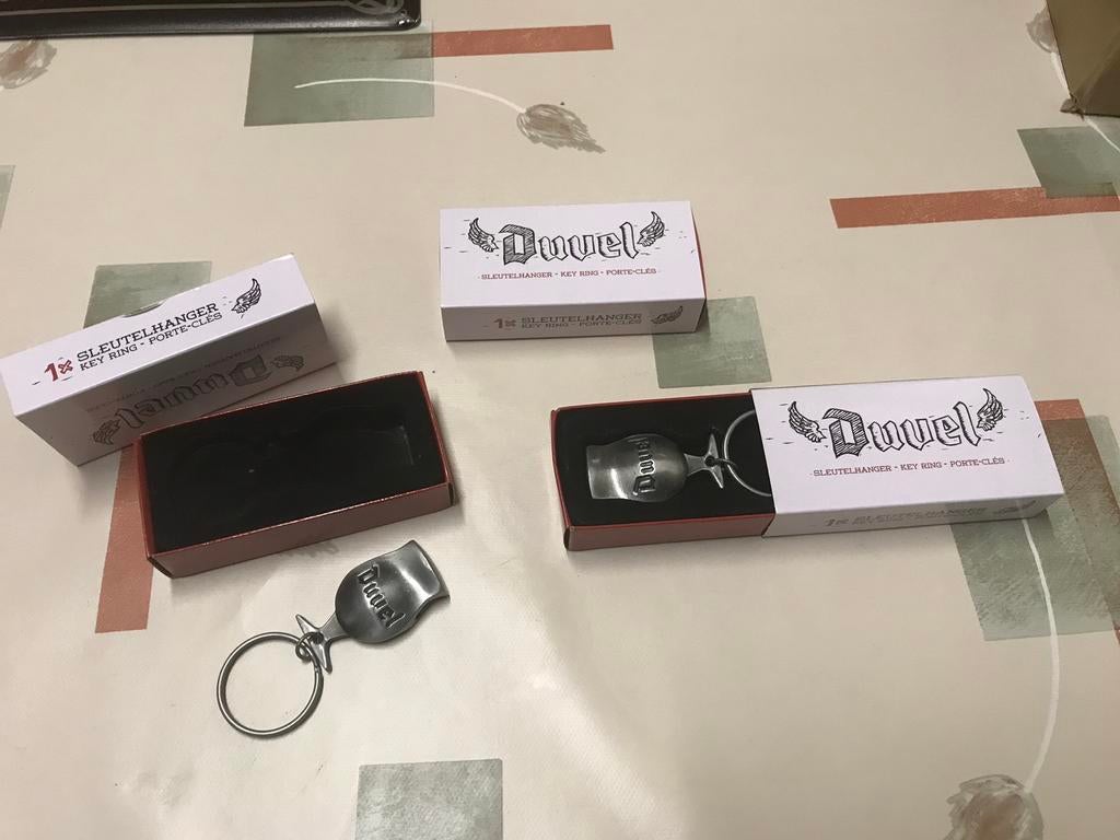 Duvel sleutelhanger/stoppentrekker, 3 voor 12€, Verzamelen, Ophalen of Verzenden, Nieuw, Overige typen