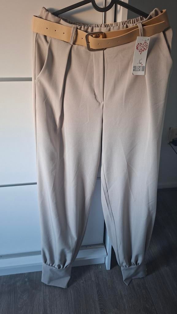 Nieuwe broek maat universeel, Ophalen of Verzenden, Nieuw, Beige, Lang
