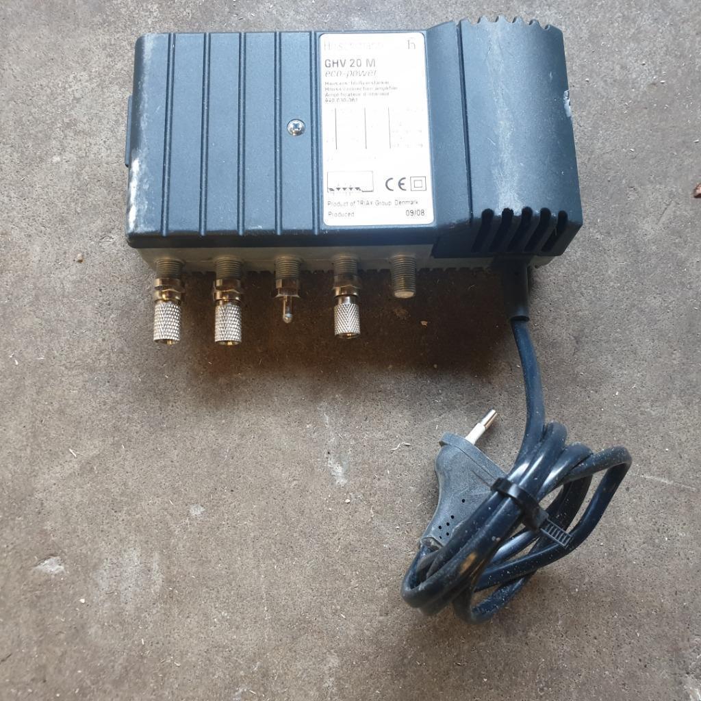 HIRSCHMANN ANTENNE VERSTERKER TYPE GHV 20 M ECO POWER, Ophalen of Verzenden, Refurbished, Overige merken