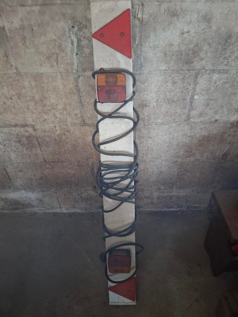 Verlichtingspaneel aanhanger met kabel en reflectoren, Ophalen of Verzenden, Gebruikt, Universele onderdelen