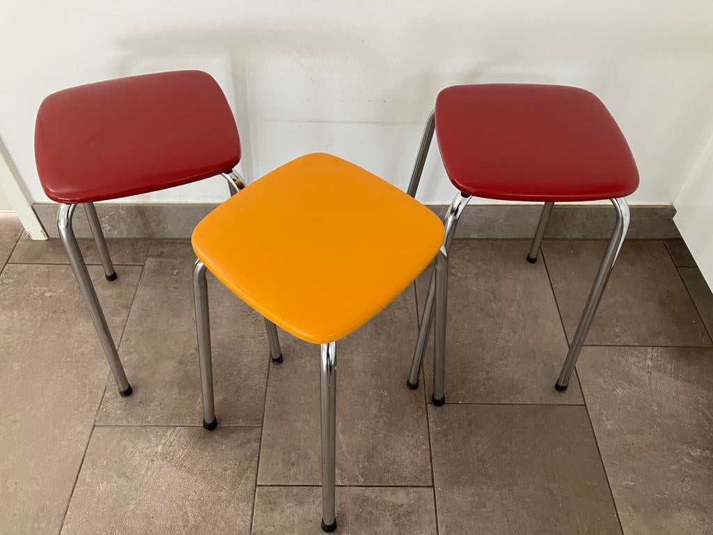 3 vintage krukjes, Ophalen of Verzenden, Gebruikt, Overige materialen