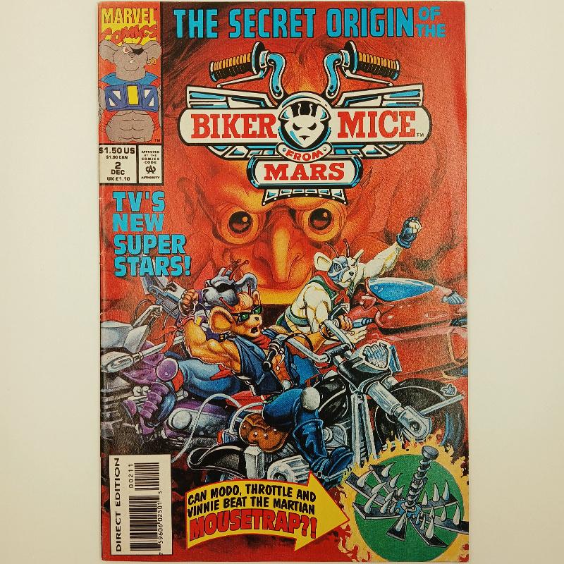 Biker Mice from Mars Marvel Comics, Eén comic, Amerika, Marvel Comics, Ophalen of Verzenden