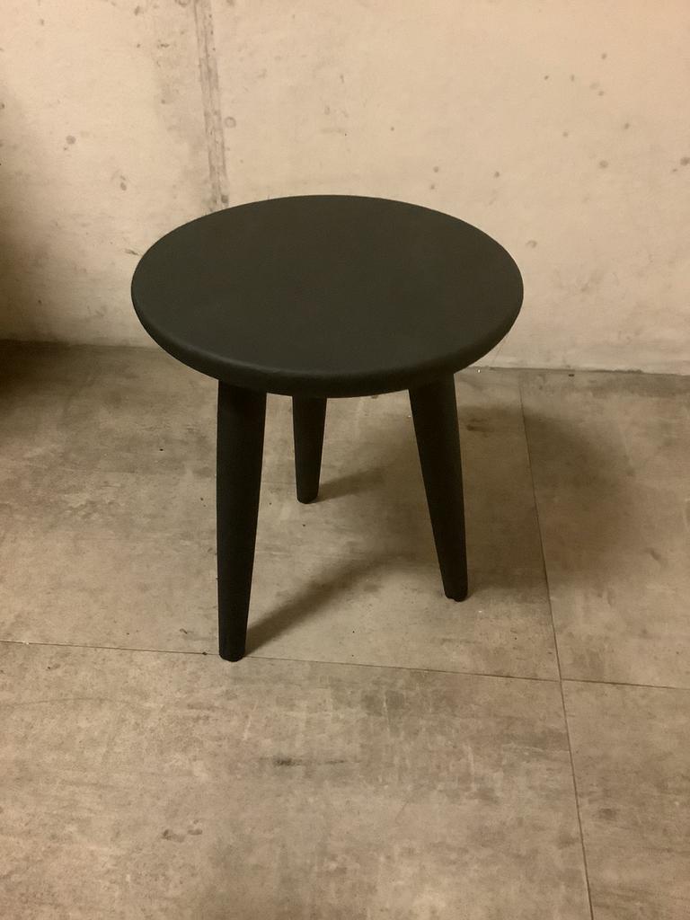 Krukje melkkrukje matzwart vintage driepoot €20, Huis en Inrichting, Ophalen of Verzenden, Zo goed als nieuw, Hout