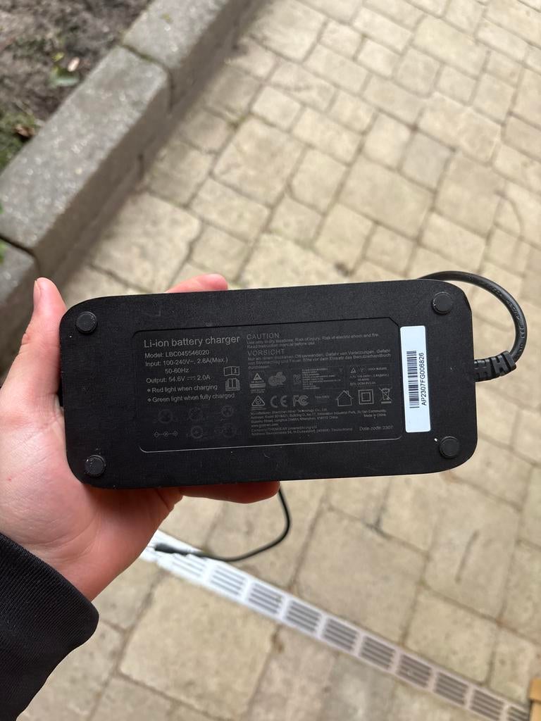 Fatbike oplader, Ophalen, Zo goed als nieuw