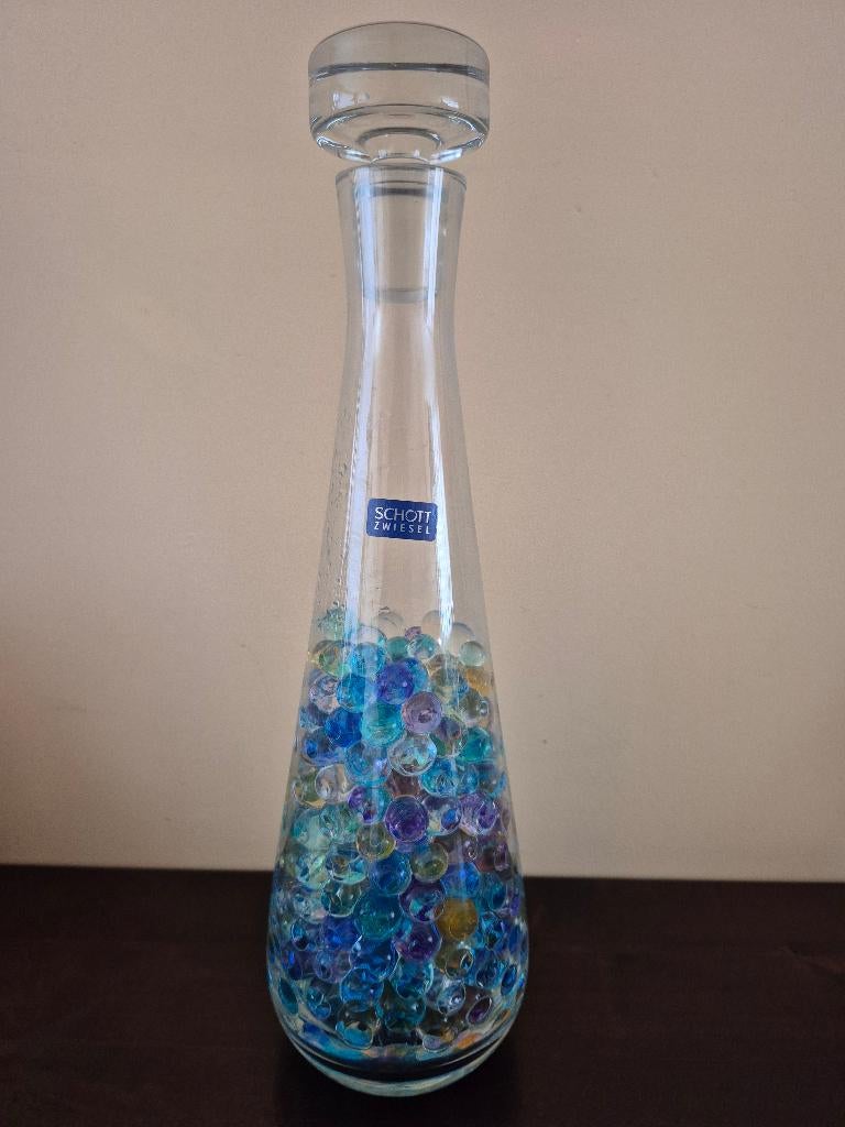 Karaf Schott Zwiesel met dop, nooit gebruikt, Antiek en Kunst, Antiek | Glas en Kristal, Ophalen