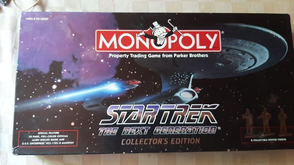 bordspel new Monopoly Star Trek Next Generation Monopolie, Vijf spelers of meer, Ophalen of Verzenden, Nieuw, Monopoly