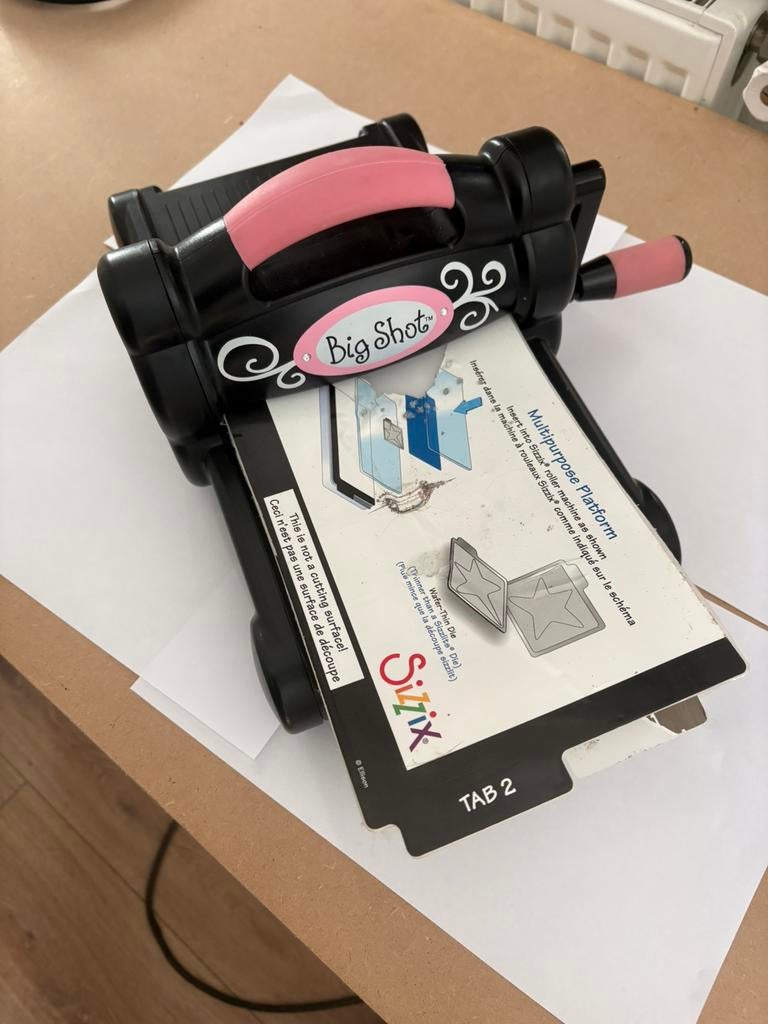 Big Shot snijapparaat, Ophalen of Verzenden, Zo goed als nieuw