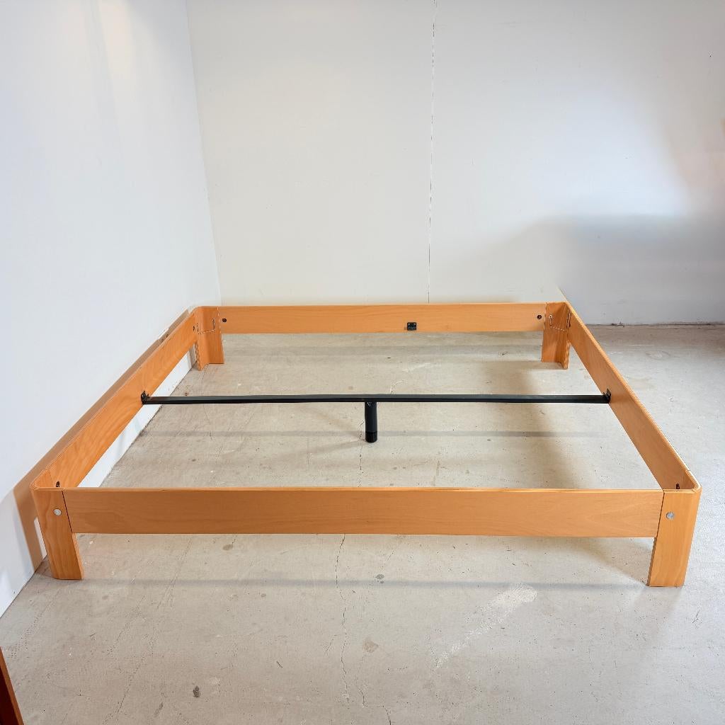 Auping Auronde 180 x 200 bedombouw beuken, Ophalen, Gebruikt, Info@auping.nl, 180 cm