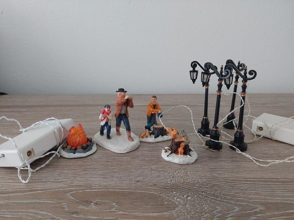 Verschillende accessoires voor een kerstdorp 06, Diversen, Ophalen, Gebruikt