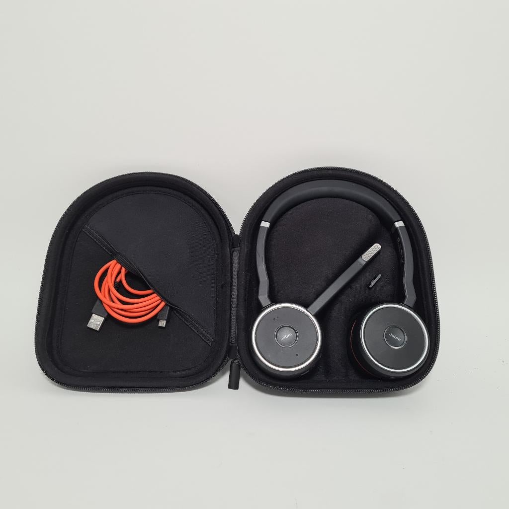 Jabra Evolve 75 SE - MS Stereo Draadloze Headset, Ophalen of Verzenden, Gebruikt, Jabra Evolve