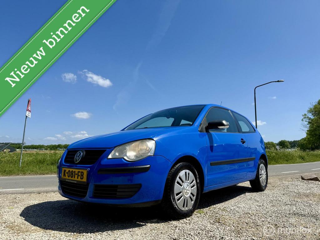 Volkswagen Polo 1.2 Highline, BJ 2006, Lage km, Zuinig, Voorwielaandrijving, Blauw, 1198 cc, Bedrijf