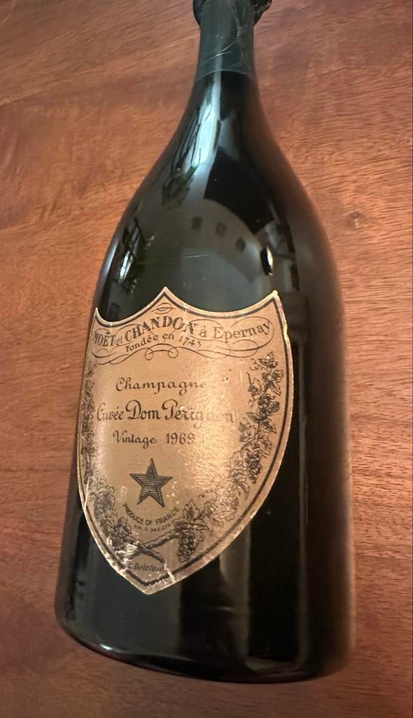 Dom Perignon Vintage 1969, Ophalen of Verzenden, Gebruikt, Frankrijk, Champagne